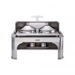 Oblong Soup Station With Stainless Steel Legs & Show Window