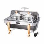 Oblong Visible Soup Station With Gilt legs & Temperature Control