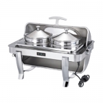 Oblong Visible Soup Station With Chrome legs & Temperature Control