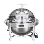 Round Soup Station With Chrome legs & Temperature Control