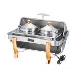 Oblong Soup Station With Gilt legs & Temperature Control