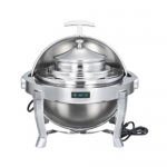 Round Soup Station With Chrome legs & Temperature Control