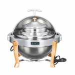 Round Soup Station With Gilt legs & Temperature Control