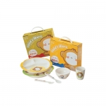 Green Chilren Five Pieces Of  Tableware Gift Set
