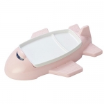 Pink Aircraft Plate Set