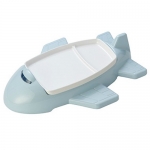 Blue Aircraft Plate Set