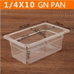 1/4*100 Transparent GN Pan