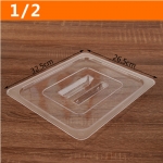 1/2 Transparent Lid With Handle