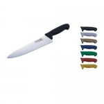 12' Chef Knife With Black Plastic Handle