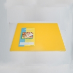 600*400*25mm Yellow Square Plastic Chopping Board