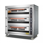 3-Layer 9-Tray Gas Deck Oven