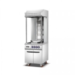 Single Row Gas Shawarma Machine Cabinet