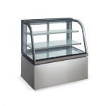 1.8m Floor Stainless Steel Standing 3 Layers Refrigerated Deli Case