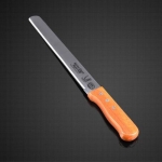 10 Inch Cake Knife With Wooden Knife--fin Thread
