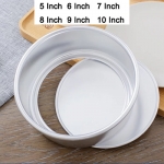 6 Inch Anodizing Loose Base Cake Pan With Salient Pointt