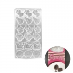 84# Chocolate Mold 6-piece Snowman PC