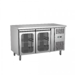 2 Glass Doors Fancooling Undercounter Chiller