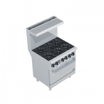 M series 6-Burner Gas Range with Oven